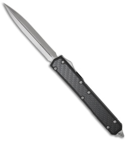 Microtech Makora II OTF Knife D/A Double Edge Auto (4.45" Bead Plain) 106-7