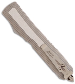 Microtech Marfione Custom Gold Element D/A OTF D/E Knife (3.44" Mirror Plain) #1