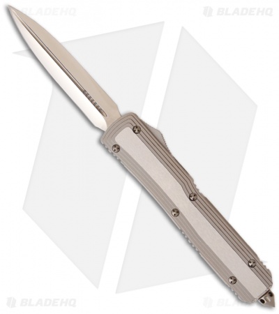 Microtech Marfione Custom Gold Element D/A OTF D/E Knife (3.44" Mirror Plain) #1