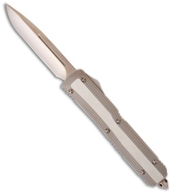 Microtech Marfione Custom Gold Element D/A OTF S/E Knife (3.44" Mirror Plain) #1