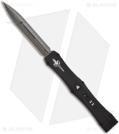 Microtech Custom Nemesis IV OTF Knife Automatic Dagger Blade (Damascus) 11/2010