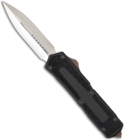 Marfione Custom Microtech Scarab OTF Knife w/ Stingray Inlays (Polished Dagger)