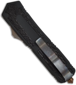 Marfione Custom Microtech Applegate Scarab OTF Knife w/ Ostrich (Polished)
