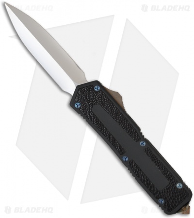 Marfione Custom Microtech Applegate Scarab OTF Knife w/ Ostrich (Polished)