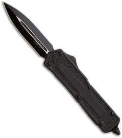 Microtech Tactical Scarab D/E OTF Automatic Knife (3.5" Black Plain) 175-1T