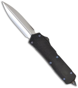 Microtech Marfione Custom Carbon Fiber Scarab D/A OTF Knife (Mirror Dagger) #11