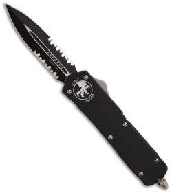 Microtech Scarab Executive OTF D/E Knife (3.5" Black Serrated) 176-2