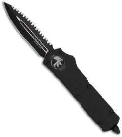 Microtech Tactical Scarab Executive OTF D/E Knife (3.5" Black Full Ser) 109-3T