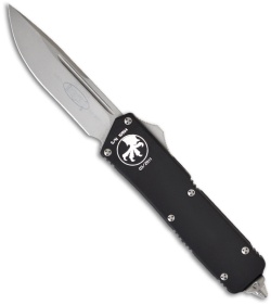 Microtech Scarab Executive OTF S/E Automatic Knife (3.5" Bead Blast Plain) 107-7