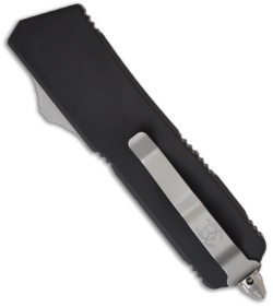 Microtech Scarab Executive OTF S/E Automatic Knife (3.5" Bead Blast Serr) 107-8