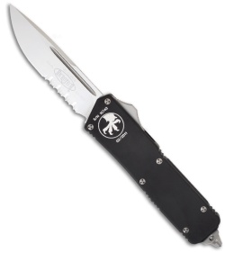 Microtech Scarab Executive OTF S/E Automatic Knife (3.5" Stonewash Serr) 107-11