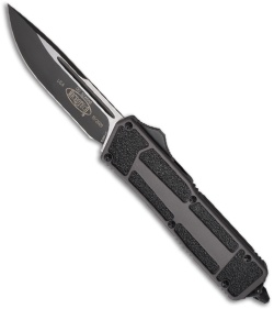 Microtech Scarab Gray Knife S/E OTF Automatic (3.5" Black Plain) 2009 Model