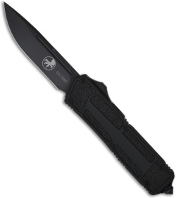 Vintage Microtech Scarab Tactical OTF Automatic Knife (3.5" Black Plain) 03/2005