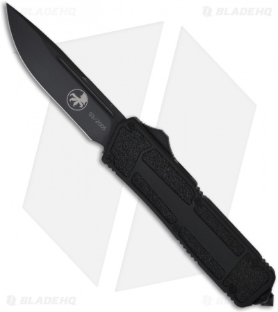 Vintage Microtech Scarab Tactical OTF Automatic Knife (3.5" Black Plain) 03/2005