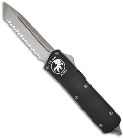 Microtech Scarab Executive OTF Knife Automatic D/A Tanto (3.5" Bead Serr) 108-9
