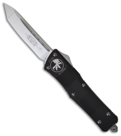 Microtech Combat Troodon Automatic OTF Knife Tanto (3.8" Satin Plain) 144-4
