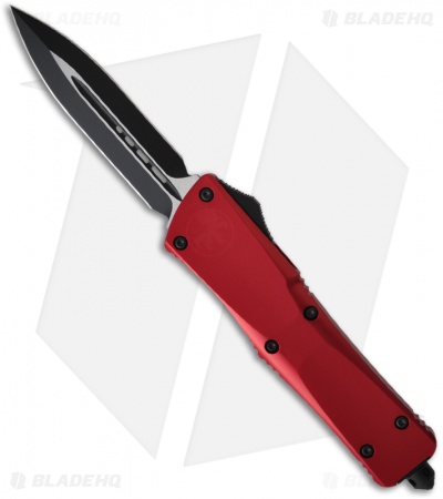 Rare Microtech Red Combat Troodon OTF Automatic Knife (3.8" Plain) 8/2007 #2