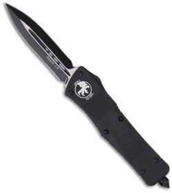 Microtech Troodon OTF D/E Tactical Auto Knife (3" Blk Pln) 138-1T *Discounted*