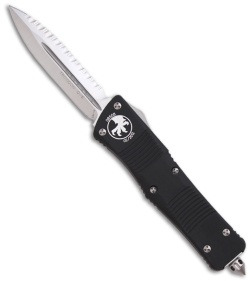 Microtech Troodon D/E OTF Automatic Knife (3" Satin Full Serr) 138-6