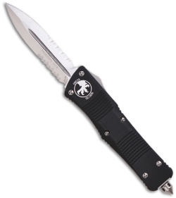 Microtech Troodon D/E OTF Automatic Knife (3" Satin Serr) 138-5
