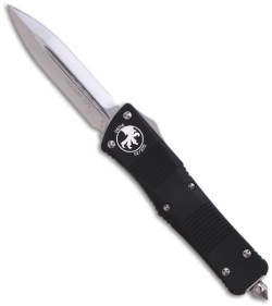 Microtech Troodon D/E OTF Automatic Knife (3" Stonewash Plain) 138-10