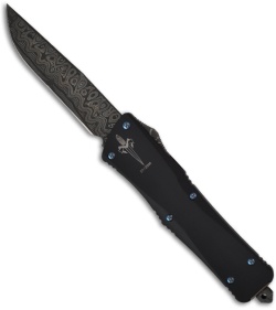 Microtech Custom Marfione Troodon OTF Automatic Knives (3.05" Damascus) Set of 2