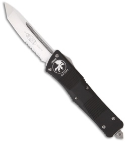 Microtech Troodon Knife Tanto OTF Automatic (3" Satin Serr) 140-5