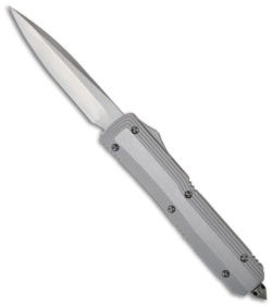 Microtech Marfione Custom Element D/A OTF Knife (3.44" Brushed Satin Plain)