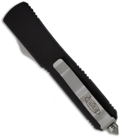 Microtech Ultratech OTF D/E Automatic Knife (3.4" Stonewash Plain) 122-10