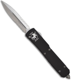Microtech Ultratech OTF D/E Automatic Knife (3.4" Stonewash Serr) 122-11
