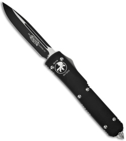 Microtech Ultratech OTF S/E Automatic Knife (3.4" Black Plain) 121-1