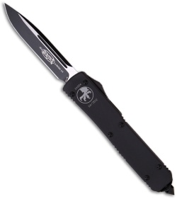 Microtech Tactical Ultratech Automatic D/A OTF Knife (3.44" Black Plain) 121-1T