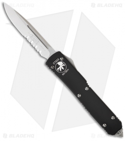 Microtech Ultratech D/A SE OTF Automatic Knife (3.44" Stonewash Serr) 121-11