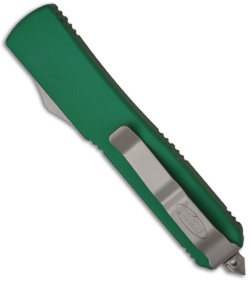 Microtech Ultratech OTF Knife Emerald Green (3.4" Satin Plain) 121-4GR