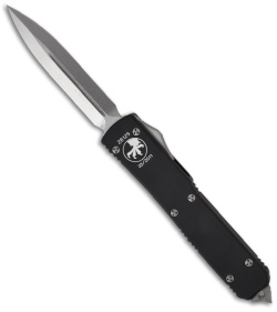 Microtech Ultratech OTF D/E Automatic Knife (3.4" Stonewash Plain) 122-10