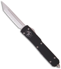 Microtech Ultratech D/A OTF Automatic Tanto Knife (3.4" Bead Full Serr) 123-9