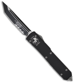 Microtech Ultratech D/A OTF Automatic Tanto Knife (3.44" Black Serr) 123-2