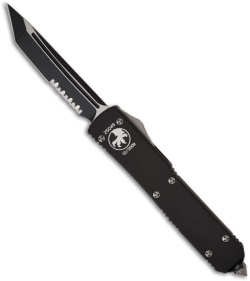 Microtech Ultratech D/A OTF Tanto T/E Automatic Knife (3.4" Black Serr) 12/2009