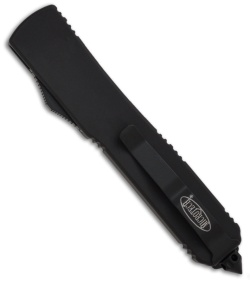 Microtech Tactical Ultratech Automatic D/A OTF Knife (3.44" Black Serr) 121-2T