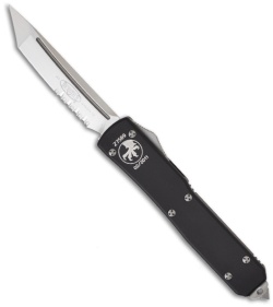 Microtech Ultratech D/A OTF Tanto Automatic Knife (3.44" Satin Serr) 123-5