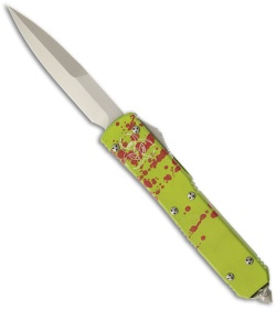 Microtech Ultratech Bayo Zombie Tech OTF Knife (3.5" Bead Blast Plain) 120-7Z