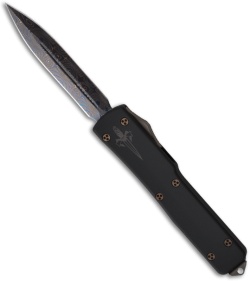 Microtech Marfione Custom UTX-70 Knife D/A Dagger Automatic (Damascus)