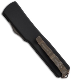 Microtech Marfione Custom UTX-70 Knife D/A Drop Point Automatic (Damascus)