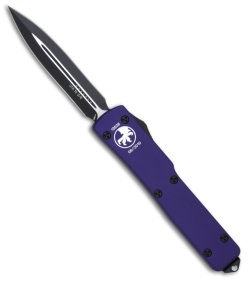 Microtech UTX-70 Purple Dagger OTF D/E Automatic Knife (Two-Tone PLN) 147-1P
