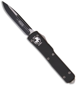 Microtech UTX70 D/A OTF S/E Automatic Knife (Black PLN) 148-1
