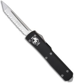 Microtech Tanto UTX-70 D/A Automatic OTF Knife (2.4" Satin Full Serr) 149-6