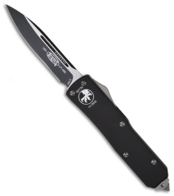 Microtech UTX-85 D/A OTF Automatic Knife (3.2" Black Plain) 125-1