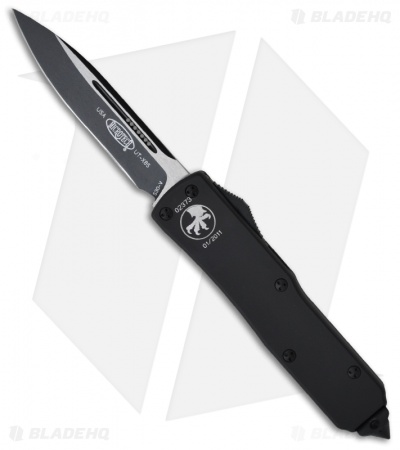 Microtech UTX-85 D/A OTF Tactical Automatic Knife (3.2" Black Plain) 125-1T