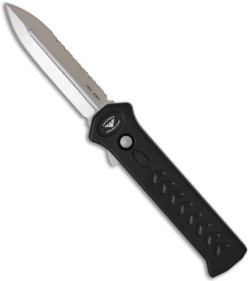 Asheville Steel Paragon PARA-X OTF Dagger Knife (3.65" Satin Plain/Serr)