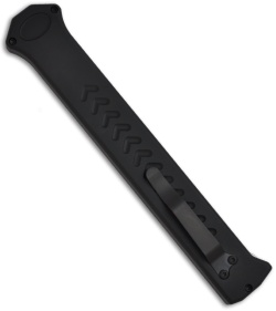 Asheville Steel Paragon Estiletto OTF Automatic Knife (5.5" SW Plain/Serr)